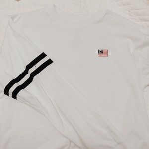 “american” crop top